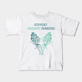 Support Organic Farmers Kids T-Shirt